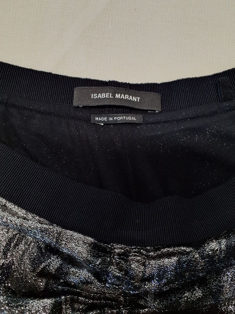 Isabel Marant Nederdel sølv/sort